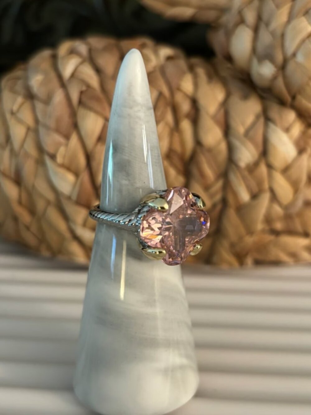 Pink Gemstone Ring